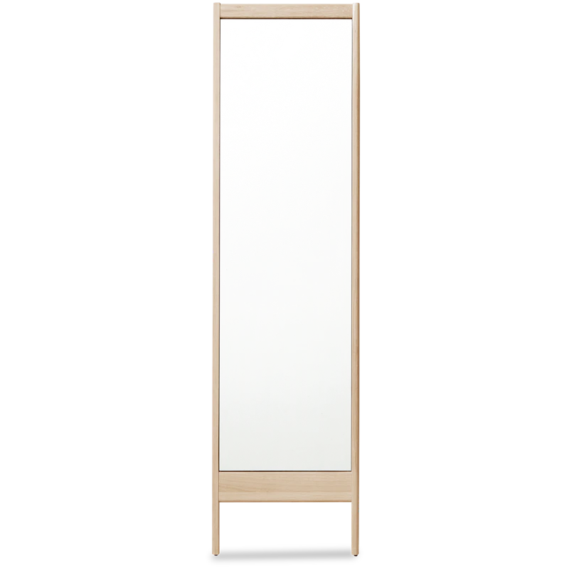 A Line Speil 52x195 cm, Hvitoljet Eik