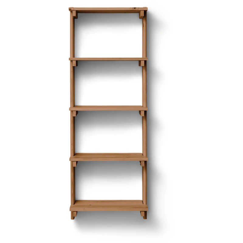 Beam Hylle 5 Hyller, Deep Brown