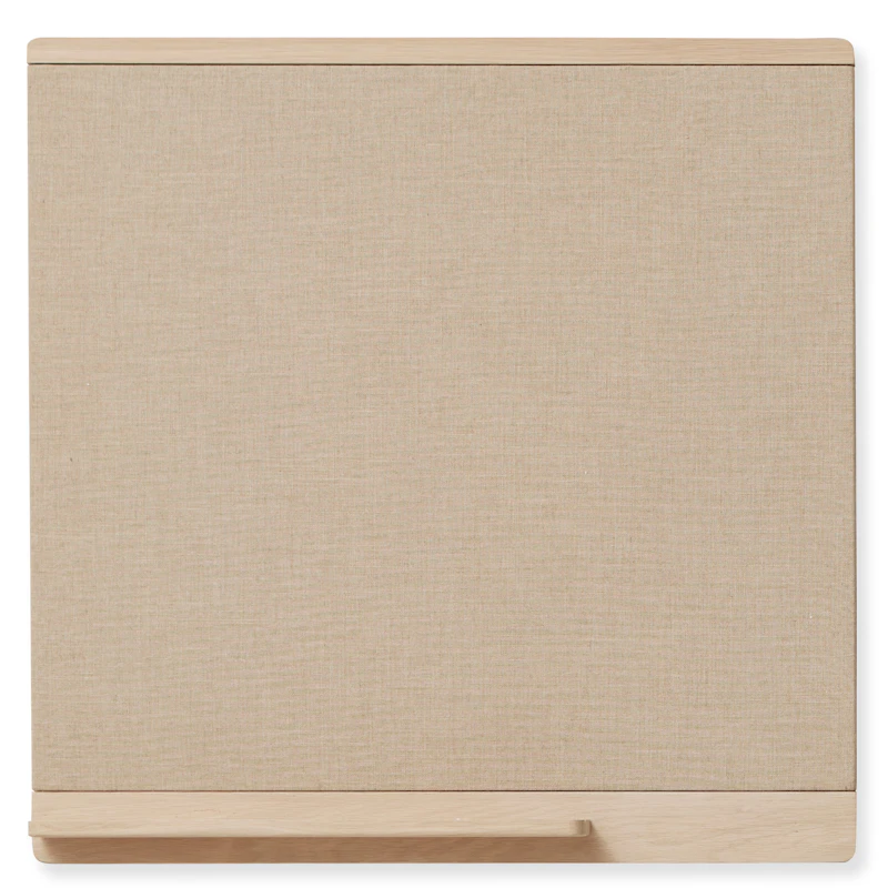 Rim Oppslagstavle 75x75 cm, Hvitoljet Eik
