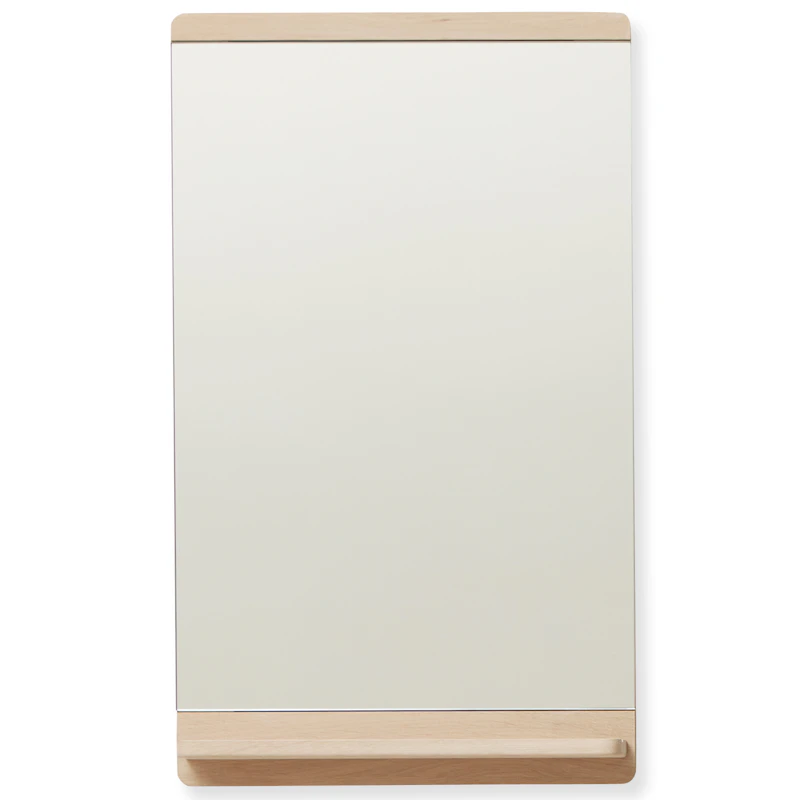 Rim Veggspeil 40x67 cm, Hvitoljet Eik