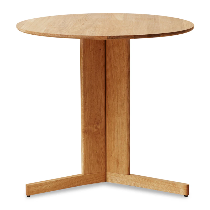 Trefoil Bord 75 cm, Eik