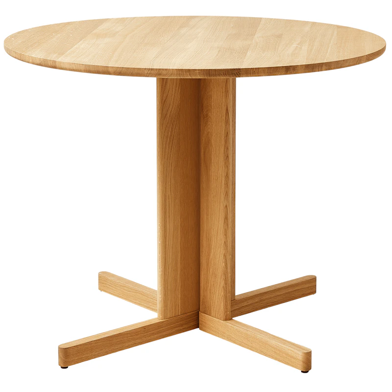 Trefoil Bord 90 cm, Eik