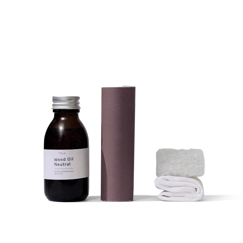 Vedlikeholdssett Treolje 100 ml, Naturlig