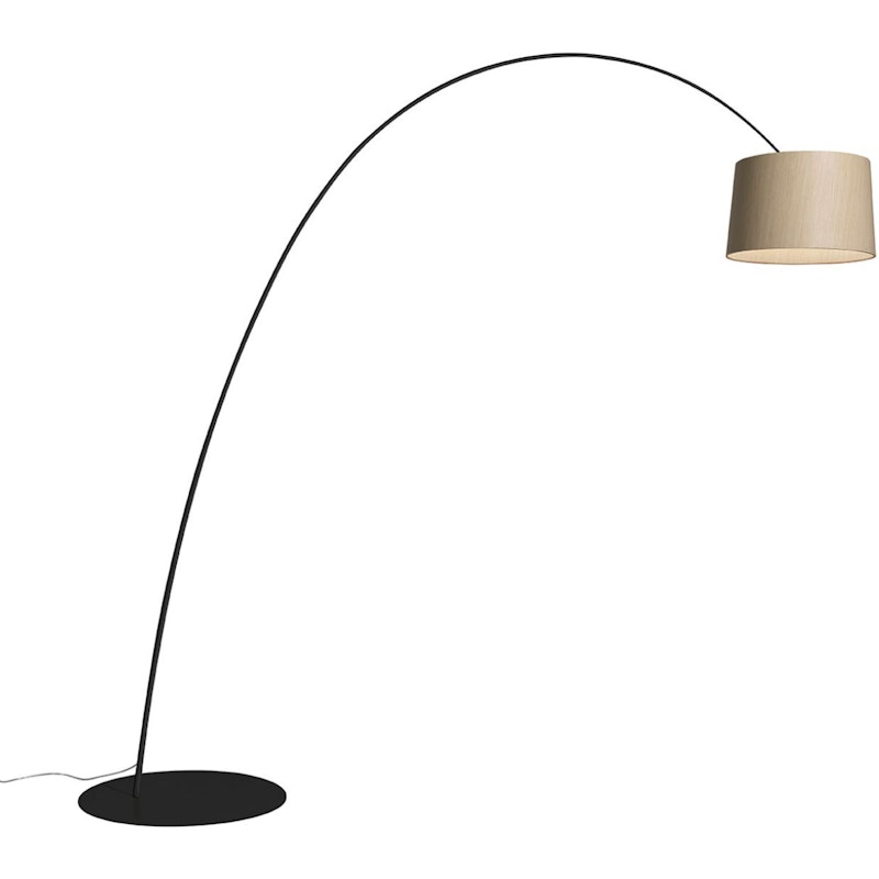 Twiggy Elle Wood Gulvlampe, Svart & Eik