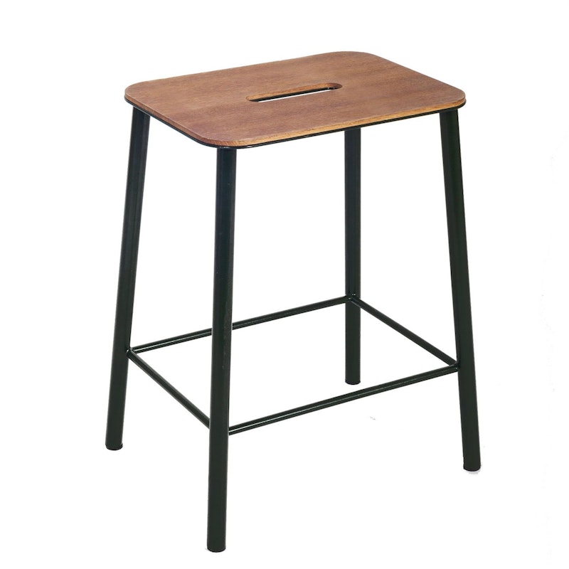 Adam Stool Krakk 50 cm, Eik/Matt Sort