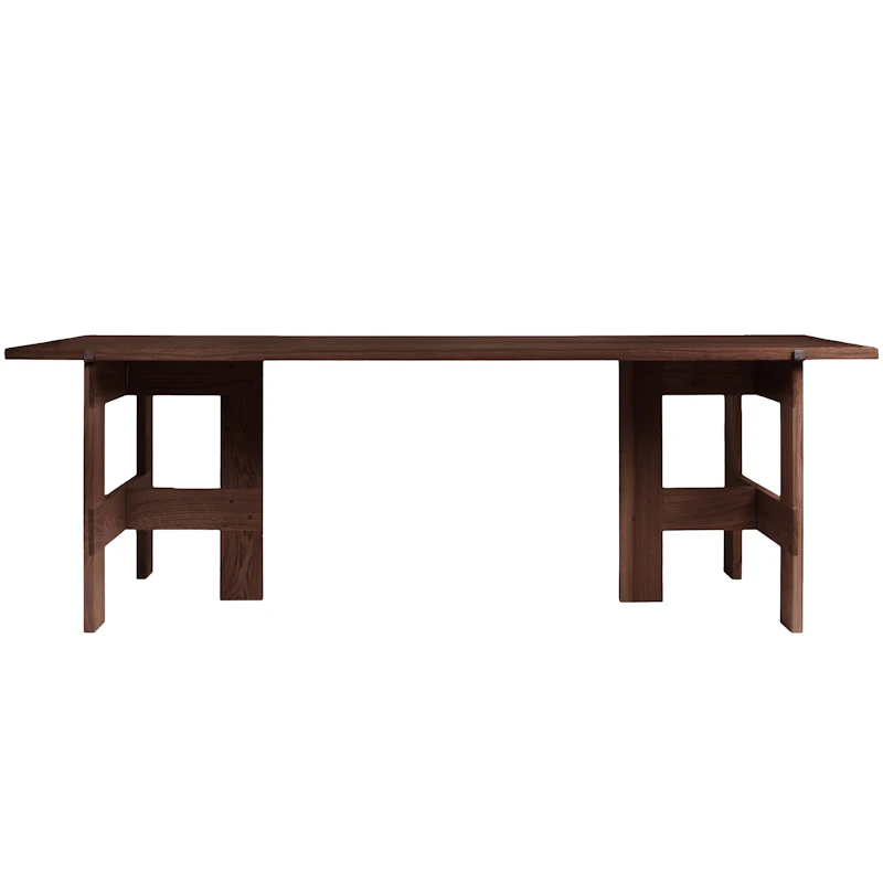 Farmhouse Spisebord L220 cm, Mørkbeiset Eik