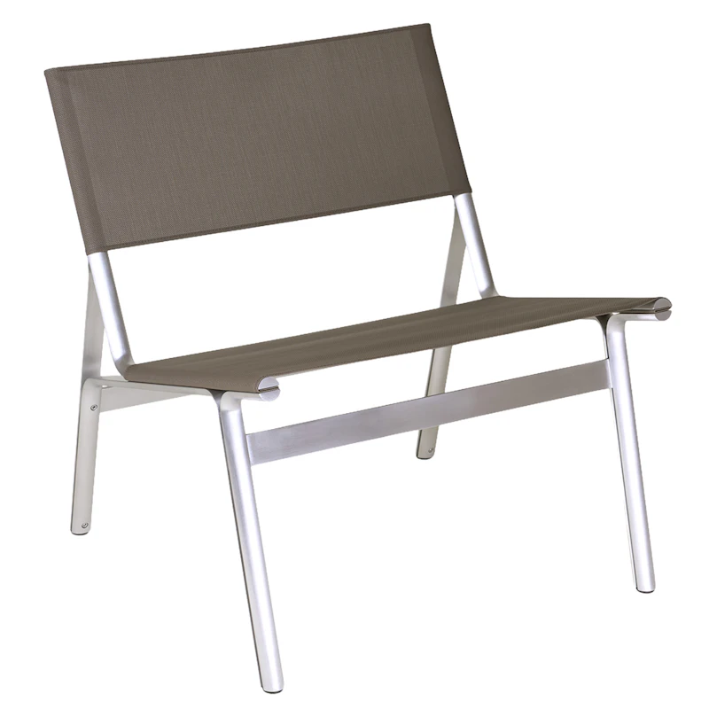 Union Lenestol, Aluminium / Taupe