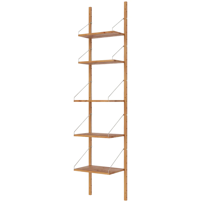 Library Hylle 185x43,5 cm, Eik