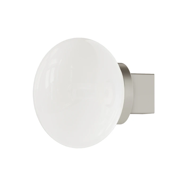 Ovoid Vegglampe, Rustfritt Stål