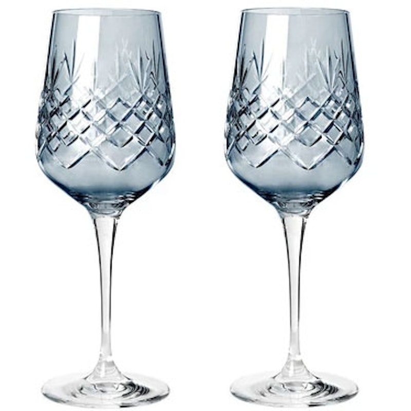 Crispy Madame Hvitvinsglass 35 cl 2-pk, Sapphire