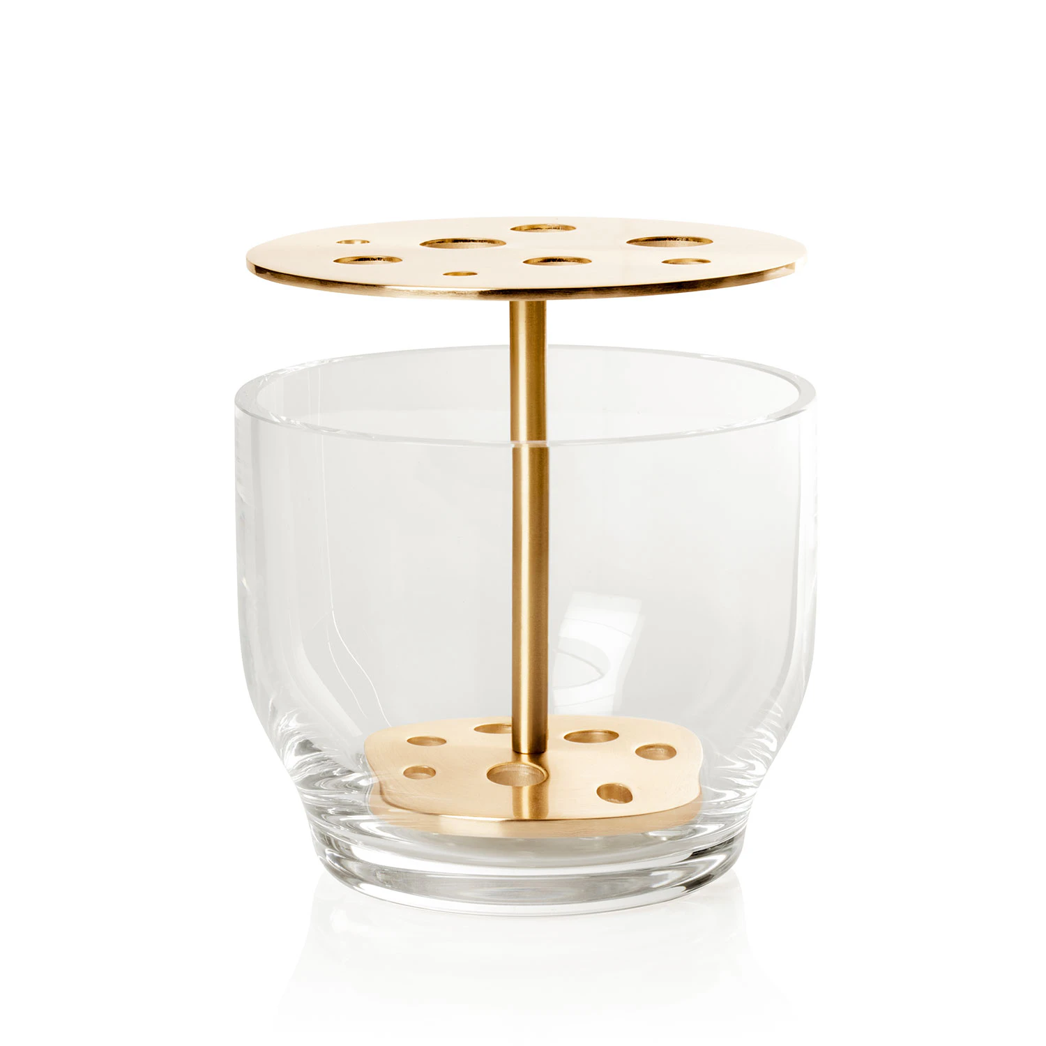 Fritz Hansen Ikebana Small Vase  -  Vaser Rustfritt St&aring;l Messing - 840141