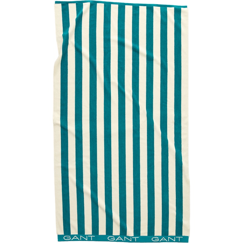 Block Stripe Strandhåndkle 100x180 cm, Ocean Turquosie