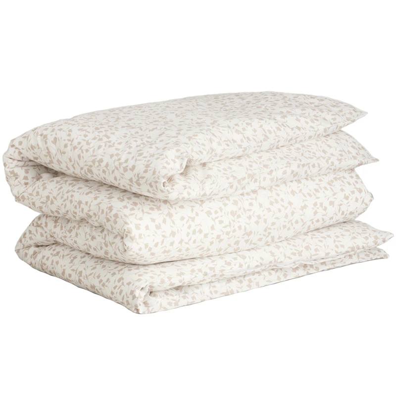 Ditsy Flower Sengesett 150x210 cm + 50x60 cm, Beige