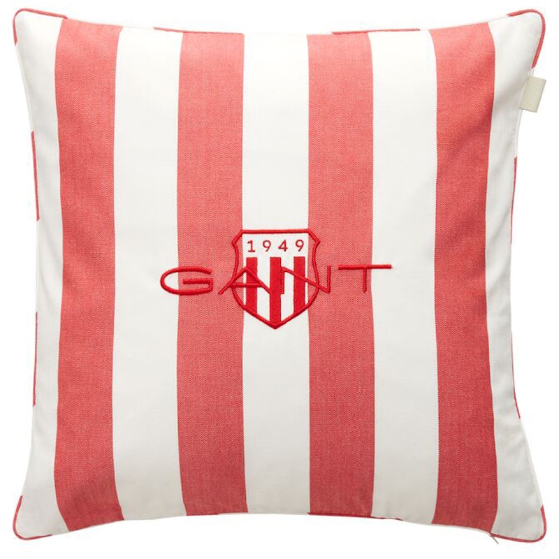 Stripe Archive Shield Putetrekk 50x50 cm, Bright Red