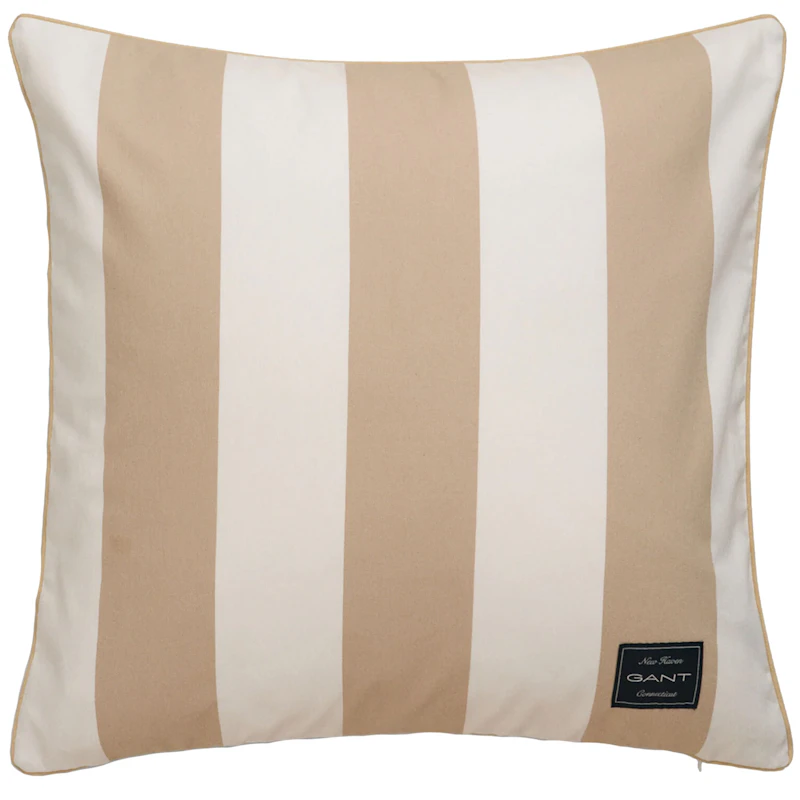 Yacht Stripe Pute 50x50 cm, Beige
