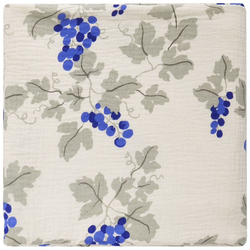 Grapes Blue Svøpeteppe, 110x110 cm