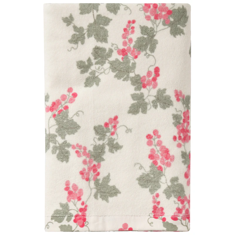 Grapes Pink Badehåndkle, 70x140 cm