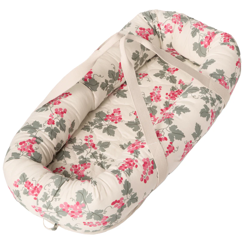 Grapes Pink Quiltet Babynest