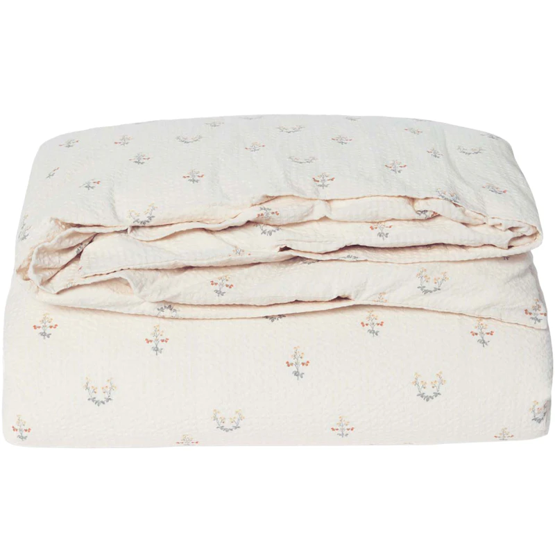 La Fraise Seersucker Duvet Cover Twin, 170x220 cm