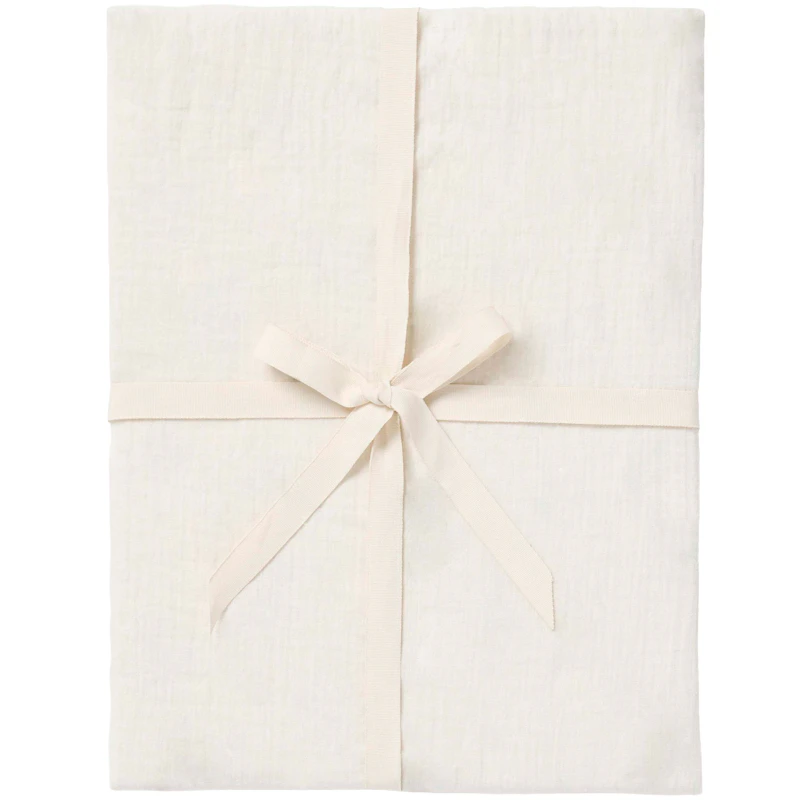 Ecru Fitted Sheet Muslin, 120x200 cm
