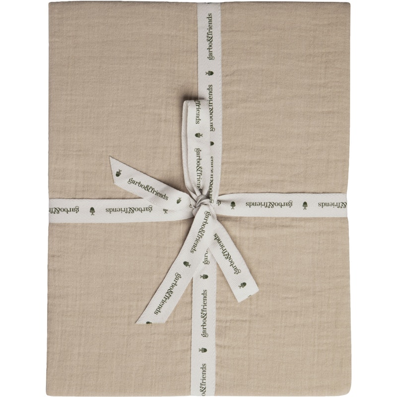 Olive Muslin Stretchlaken, 140x200 cm