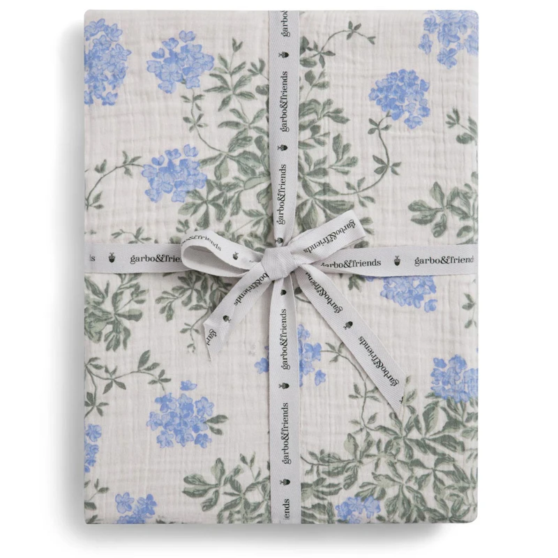 Plumbago Stretchlaken Blå, 70x140 cm