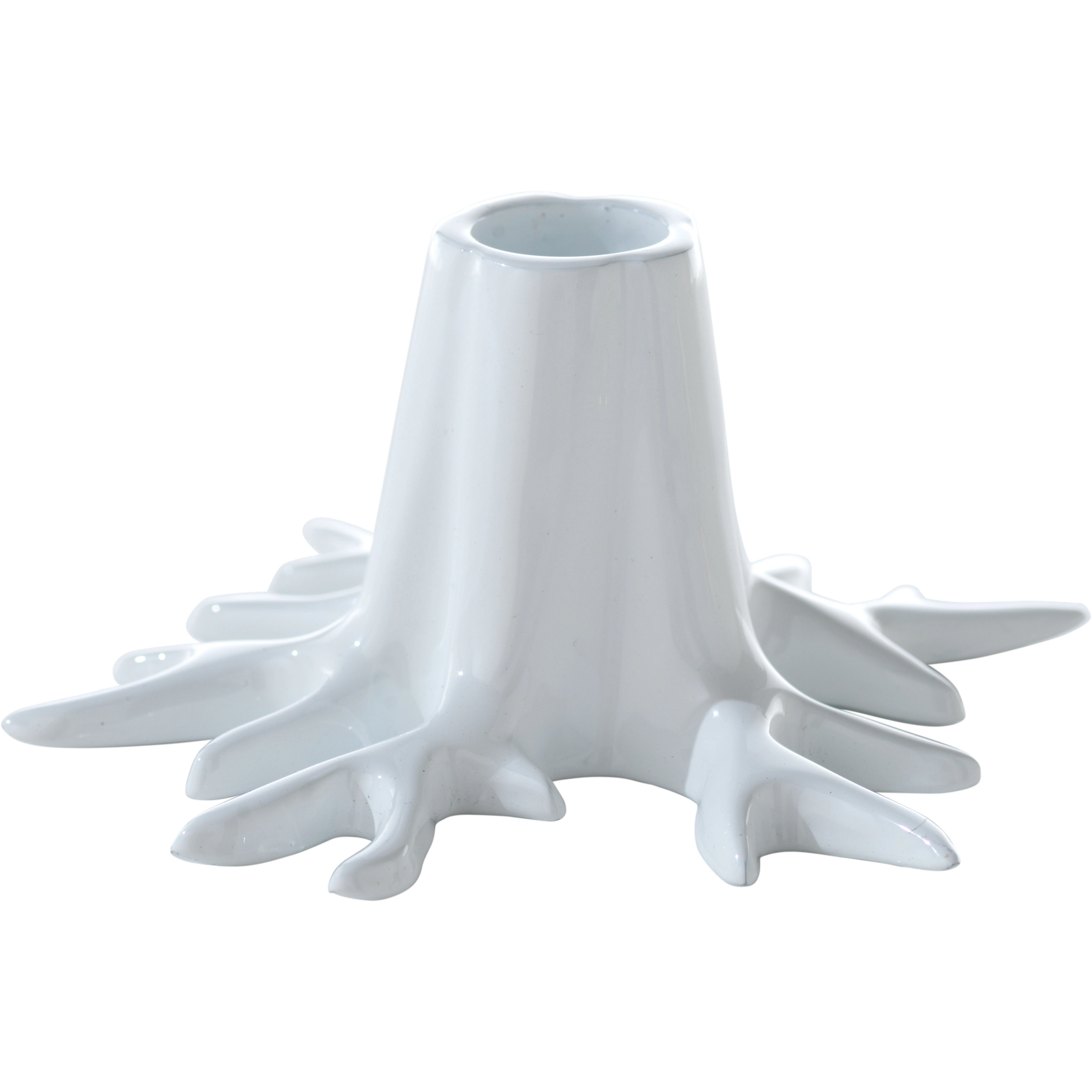 Garden Glory The Root Telysholder Crem&eacute; Matte -  Lysestaker Aluminium Matte Creme - 167