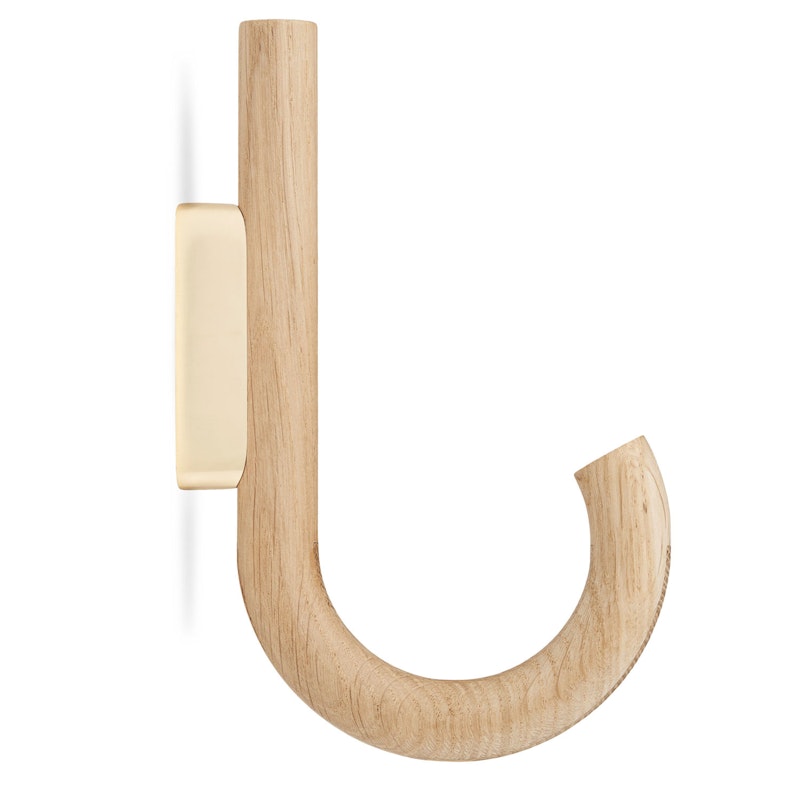 Hook Krok, Eik / Messing