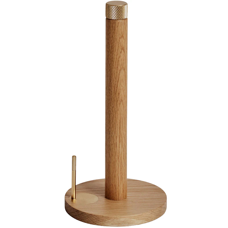 Sina Kjøkkenrullholder, Eik / Messing