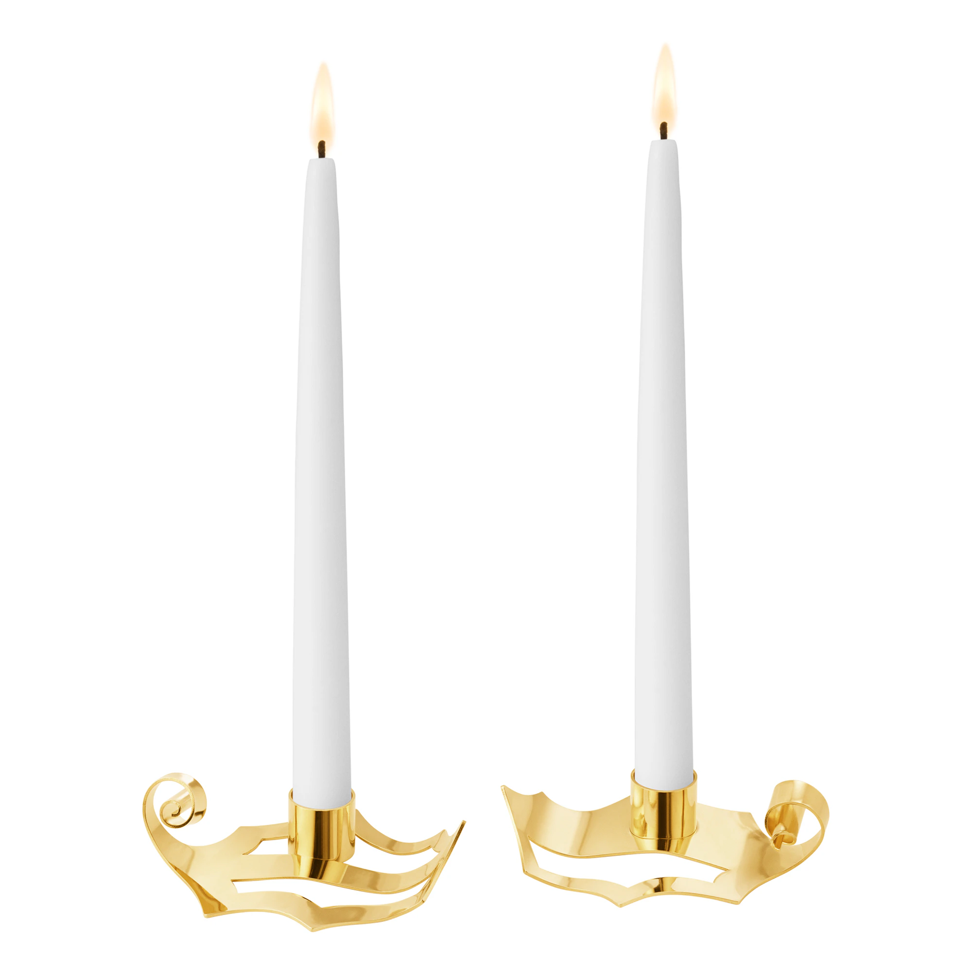 Georg Jensen 2026 Lysestake 2-pk - Lysestaker Belagt Gull - 10021075