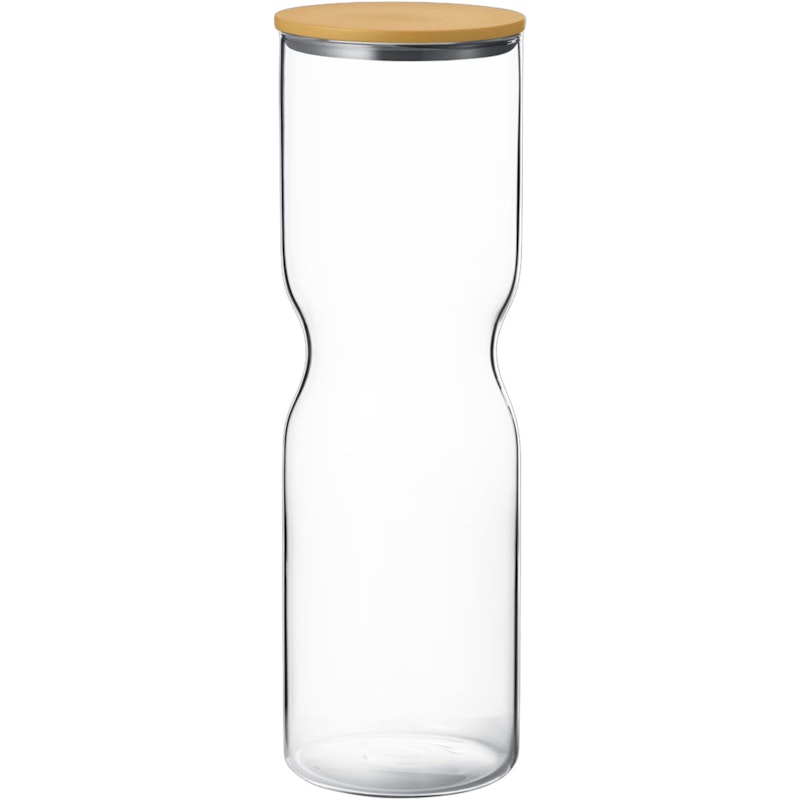 Alfredo Oppbevaringskrukke 200 cl, Glass / Gul