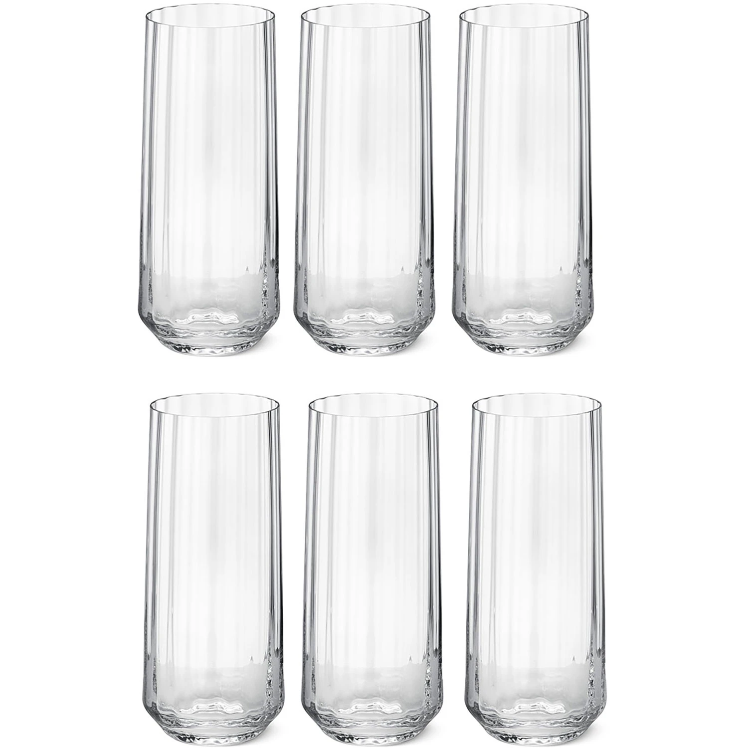 Georg Jensen Bernadotte Highball-glass 45 Cl 6-pk -  Highballglass & Longdrinkglass Krystall Klar - 10019695