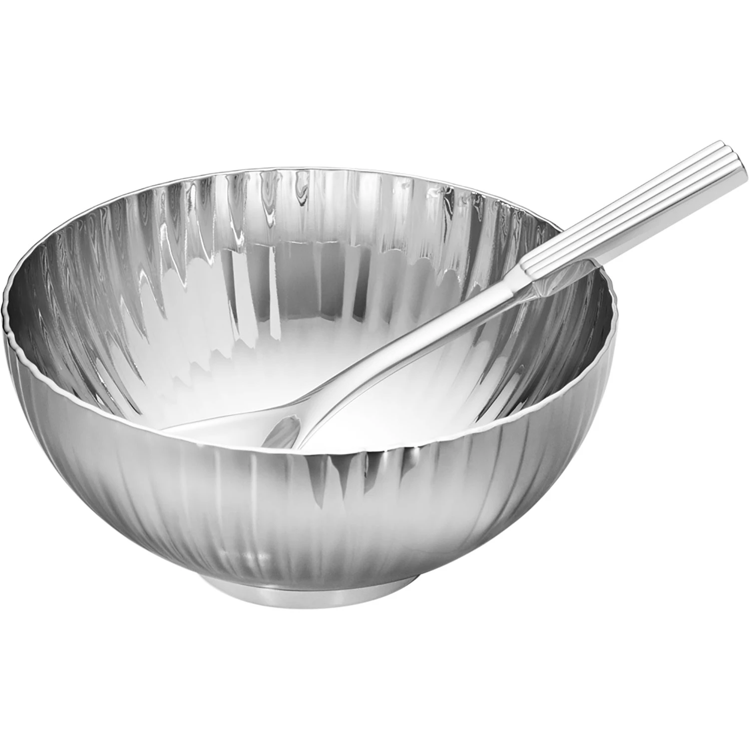 Georg Jensen Bernadotte Saltkar & Skje -  Boller & Sk&aring;ler Rustfritt St&aring;l - 10015894