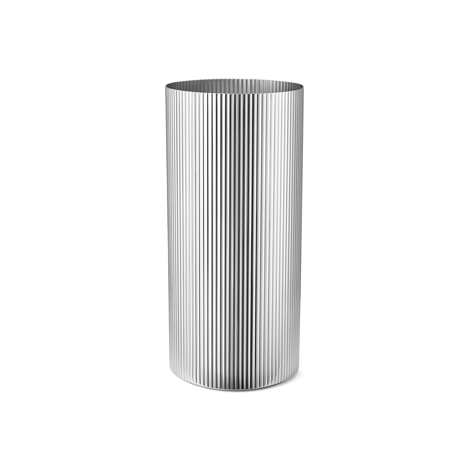 Georg Jensen Bernadotte Vase Stainless Steel Large -  Vaser Rustfritt st&aring;l - 10014922