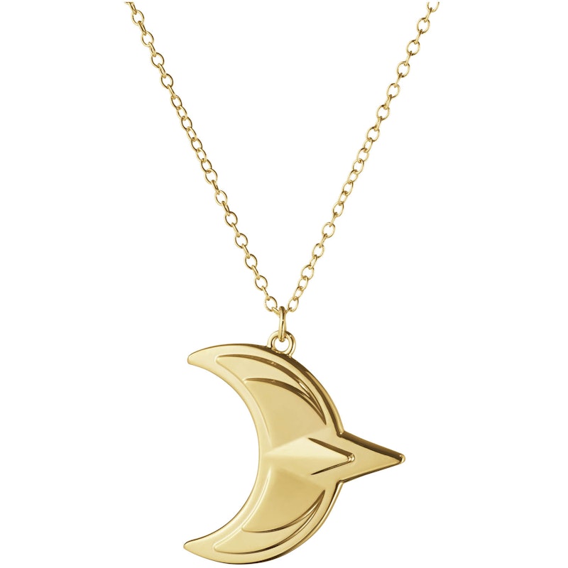 Moon Julepynt, Gold Plated