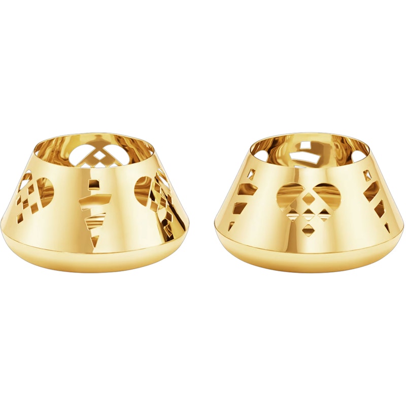 2025 Telysholder 2-pk, 18K Gullbelagt