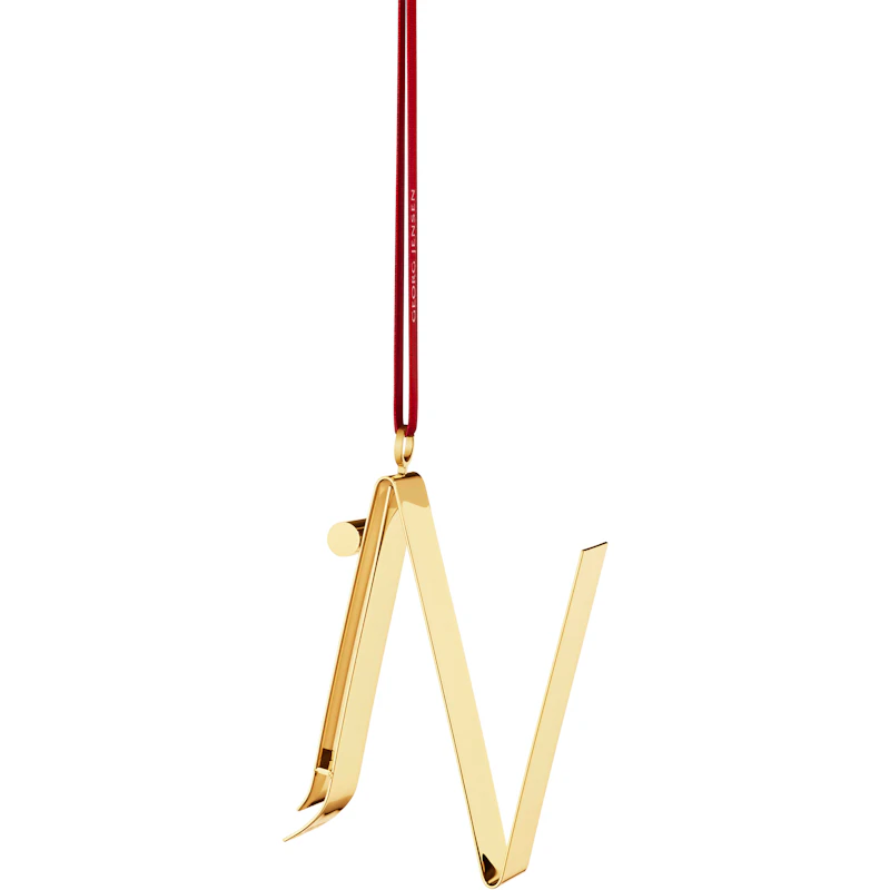 Julepynt 18k Gullplettert, N