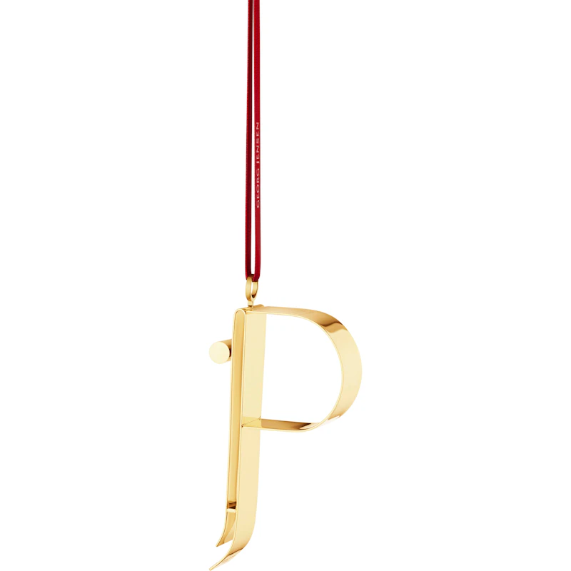 Julepynt 18k Gullplettert, P