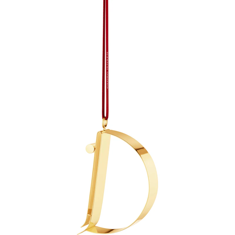 Julepynt 18k Gullplettert, D