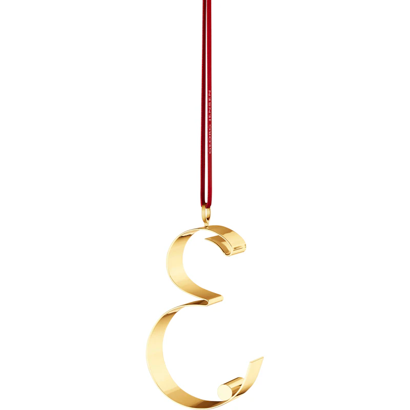 Julepynt 18k Gullplettert, E