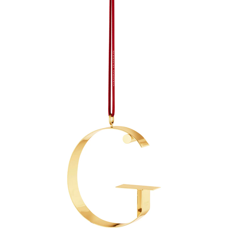 Julepynt 18k Gullplettert, G