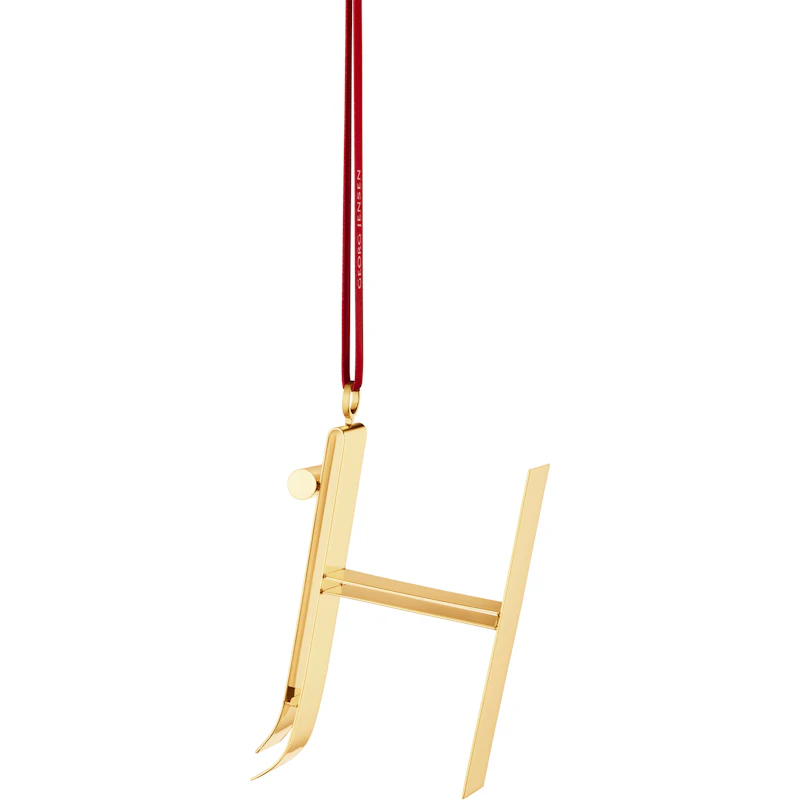 Julepynt 18k Gullplettert, H