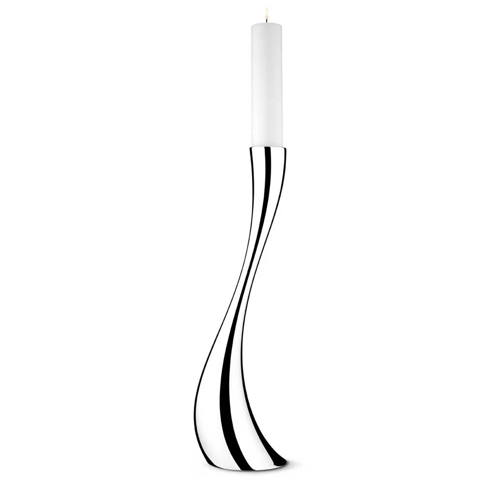 Georg Jensen Cobra Gulvlysestake Large 60 Cm -  Lysestaker Rustfritt st&aring;l - 3586633