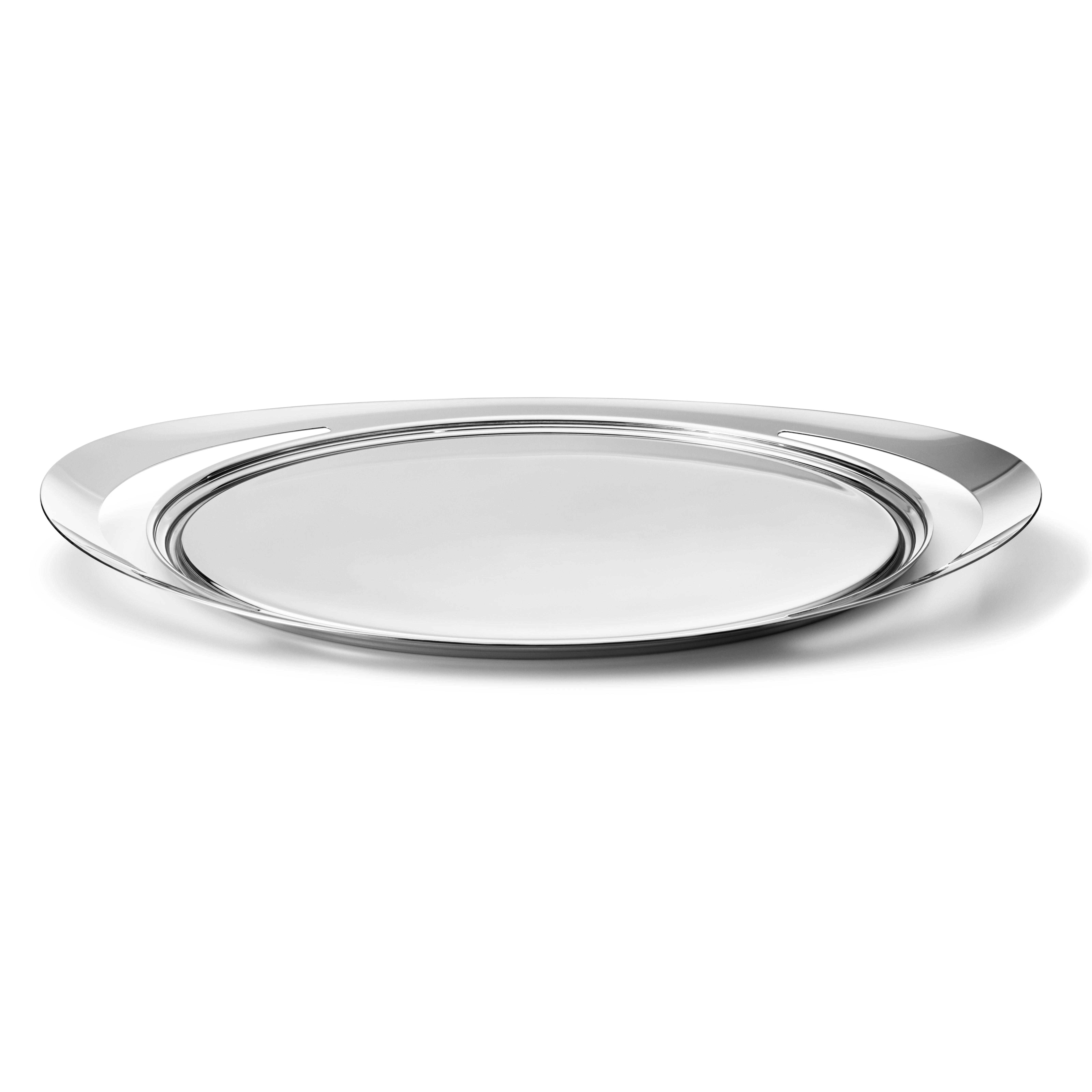 Georg Jensen Cobra Serveringsfat Med Innlegg -  Serveringsfat Rustfritt st&aring;l - 10019112