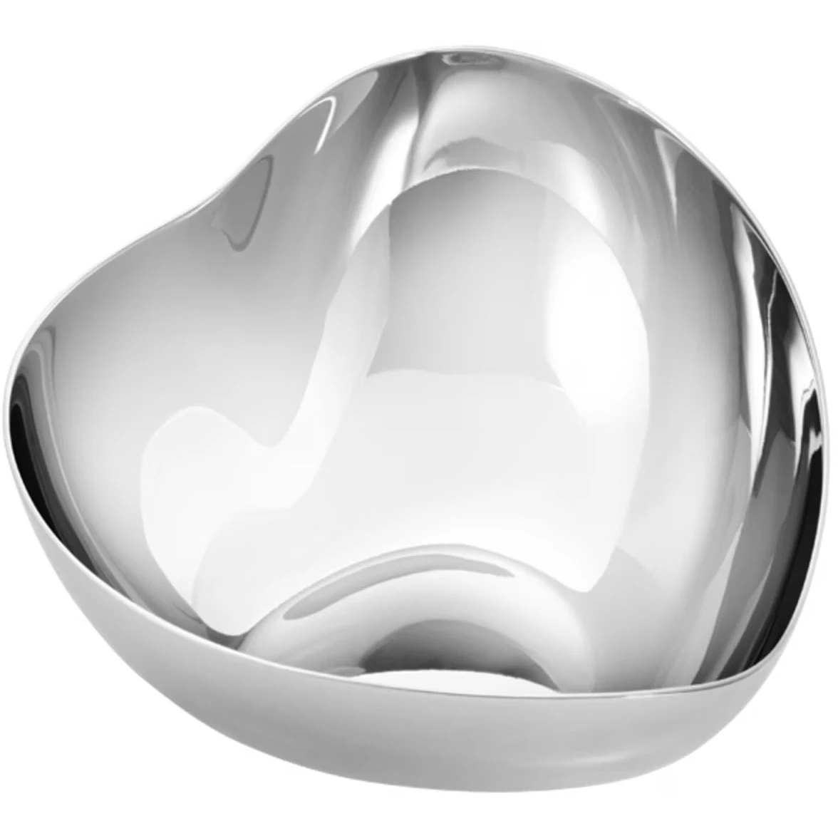Georg Jensen Heart Sk&aring;l S&oslash;lv Liten -  Serveringssk&aring;ler Rustfritt St&aring;l Silver - 10020942
