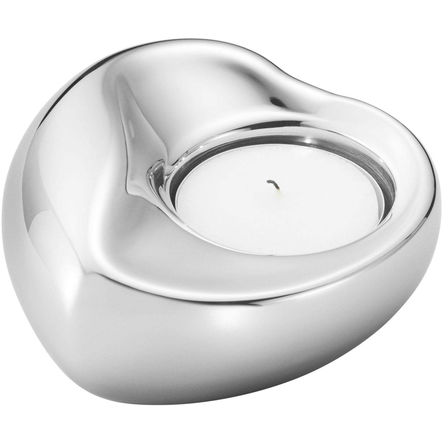 Georg Jensen Heart Lyslykte -  Lysestaker Rustfritt st&aring;l - 10020324