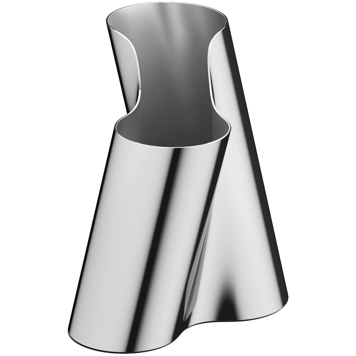 Georg Jensen Lituus Vase H21,7 Cm -  Vaser Rustfritt st&aring;l - 10020640