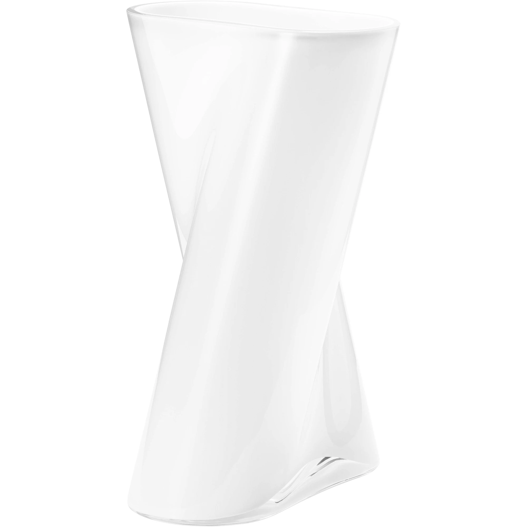 Georg Jensen Lituus Vase 24 Cm Opal - Vaser Opalglass Hvit - 10021094