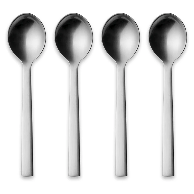 New York Teskje 4-pk, Rustfritt Stål