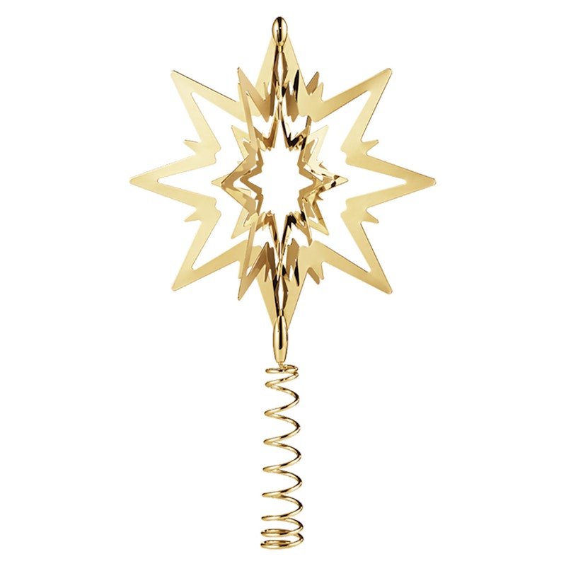 Top Star Ornament Small, Gull